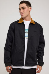 Two Tone Work Jacket Black